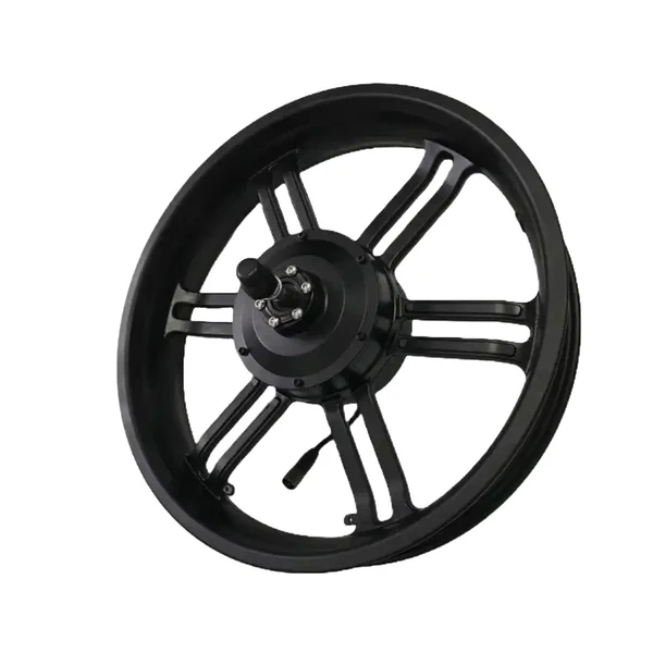 Achterwiel Zwart + Motor 500W GT Rechter Zijde Zwart Stekker V20 PRO Fatbike - Afbeelding 2